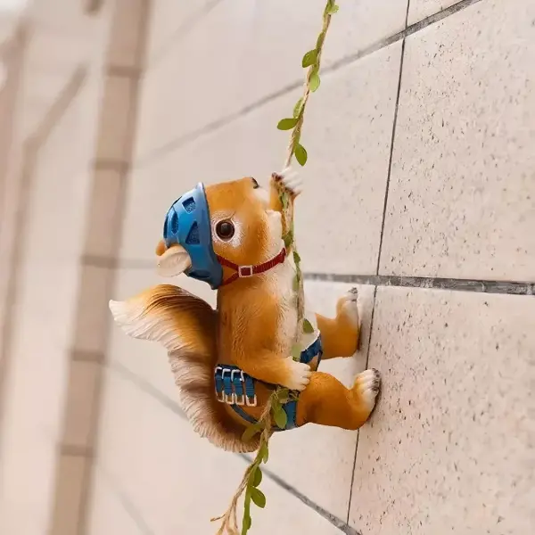Product - Charming Climbing Squirrel Resin Garden Decoration