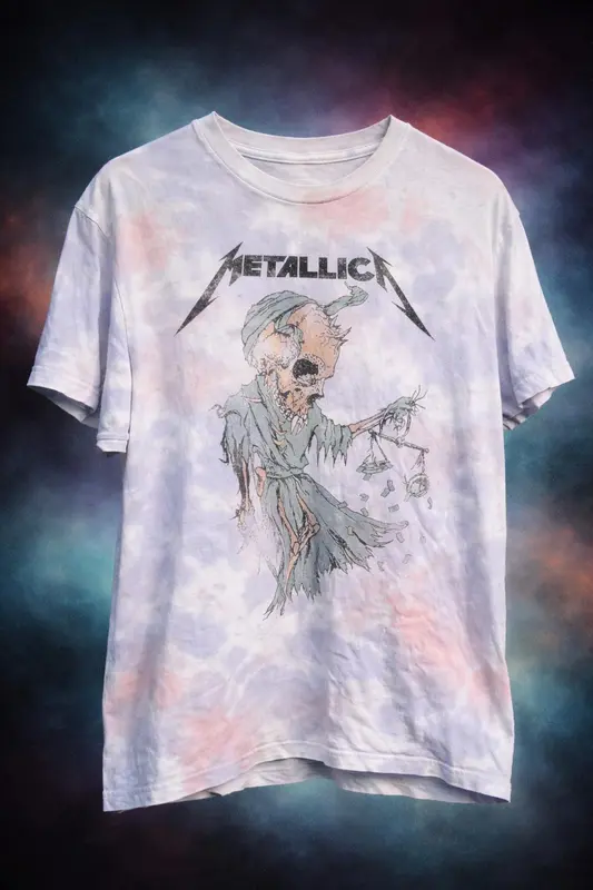 Product - Vintage Metallica Tie Dye Graphic T Shirt One Of A Kind Men’s Large