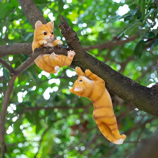 Product - Adorable Resin Cat Pendant for Garden and Home Décor