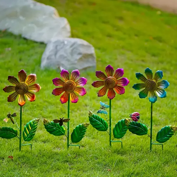 Product - Metal Flower Garden Sculpture