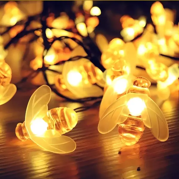 Product - Solar-Powered Honey Bee String Lights