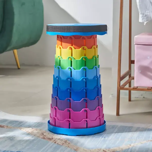 Product - Adjustable Portable Folding Telescopic Stool