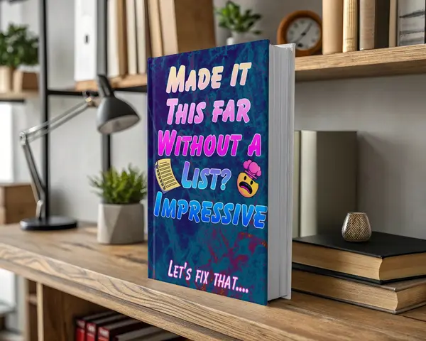 Product - Made It This Far Without A List? Humorous Reminder, Productivity Quote Art, Digital Planner Accessory, Task Organiz
