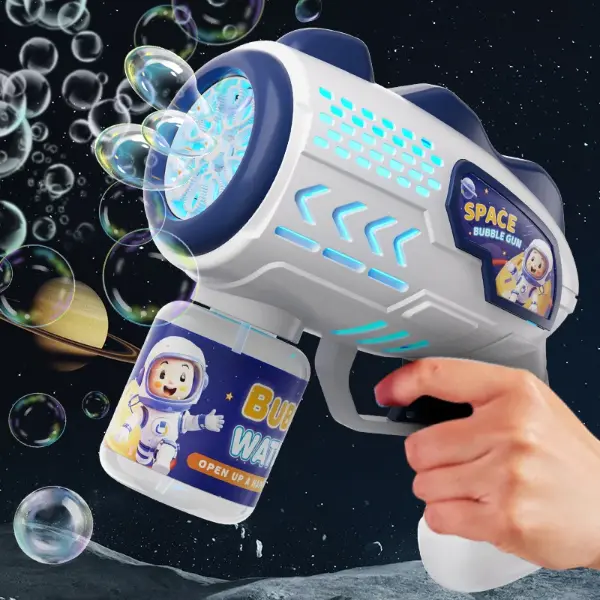 Product - Automatic Rocket Bubble Gun &#8211; Fun Bubble Machine Toy