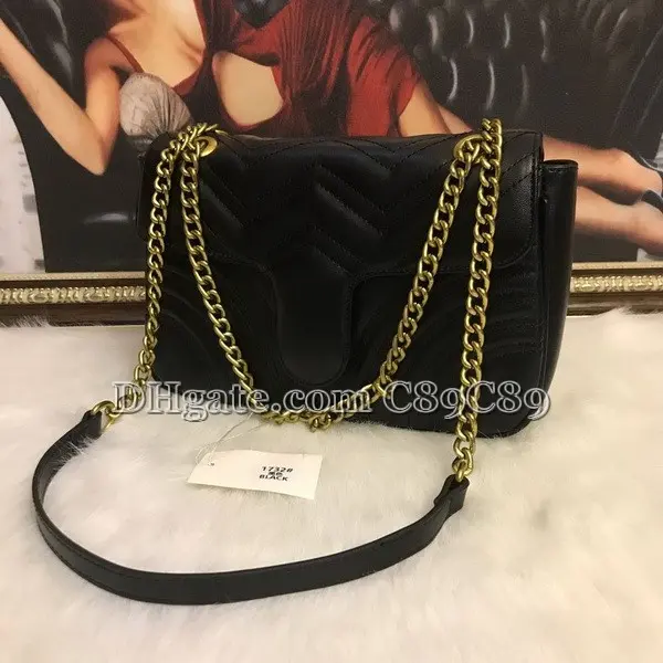 Product - Description Top Quality 5colors Famous Brand Women Designer Shoulder Bag Leather Chain Bag Cross Body Pure Color Wo